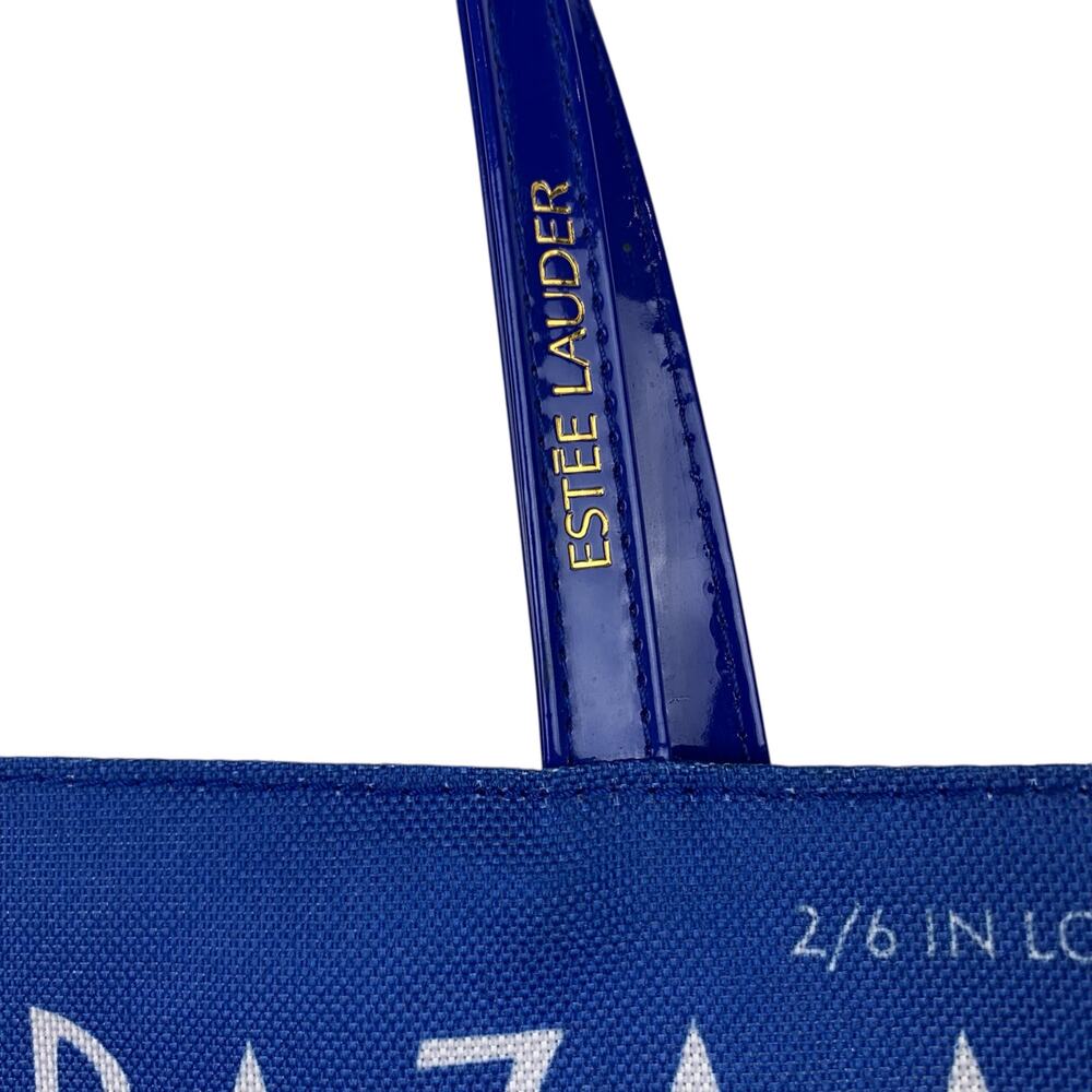 Estee Lauder x Harpers Bazaar Tote Retro Art Southern Resorts Shopping Bag - Picture 3 of 8